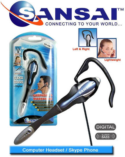 SANSAI Computer Headset with Microphone